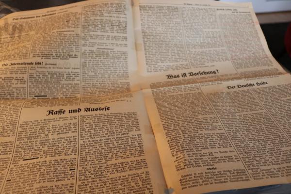 Mitteilungsblatt Die Siegrune - Probeblatt - Lenzing 1935 - selten